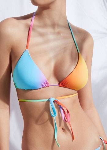 Arriba De Bikini Calzedonia Acolchado Triangle Barcellona Mujer Multicolor | CL1895MA