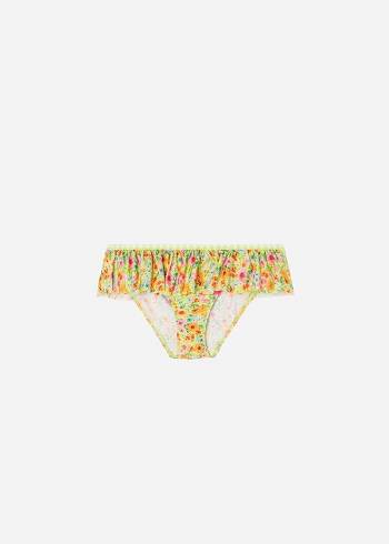 Bañadores Calzedonia Bottom Siviglia Niños Amarillo | CL3034RW