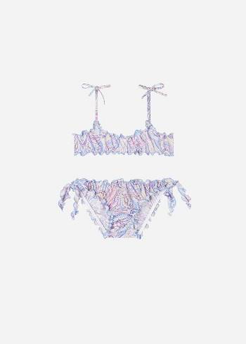 Bañadores Calzedonia Two Piece Amalfi Niños Azules | CL3051FM
