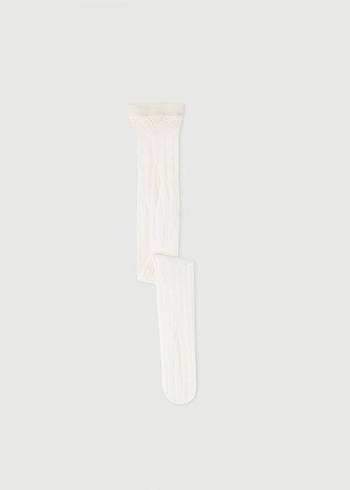 Mallas Calzedonia Fishnet Deporte Niños Blancas | CL2974LH