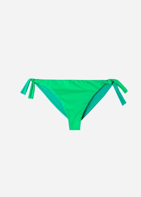 Abajo De Bikini Calzedonia Bow Brazilian Indonesia Eco Mujer Verde | CL1300EX