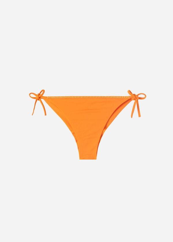 Abajo De Bikini Calzedonia Brazilian String Tel Aviv Mujer Naranjas | CL1340JJ