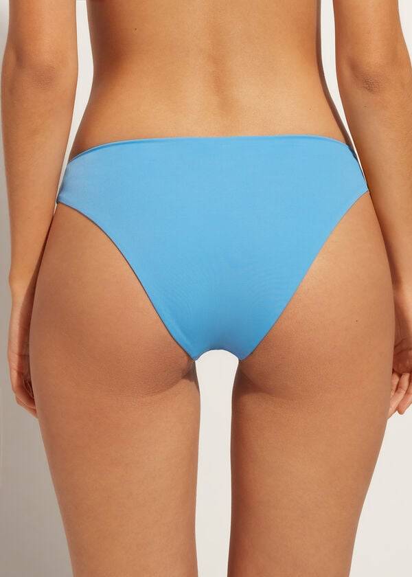 Abajo De Bikini Calzedonia Corfù Mujer Azules | CL1373BC