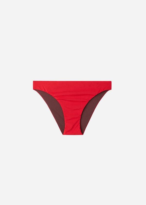 Abajo De Bikini Calzedonia Indonesia Eco Low rise Mujer Rojas | CL1477BC