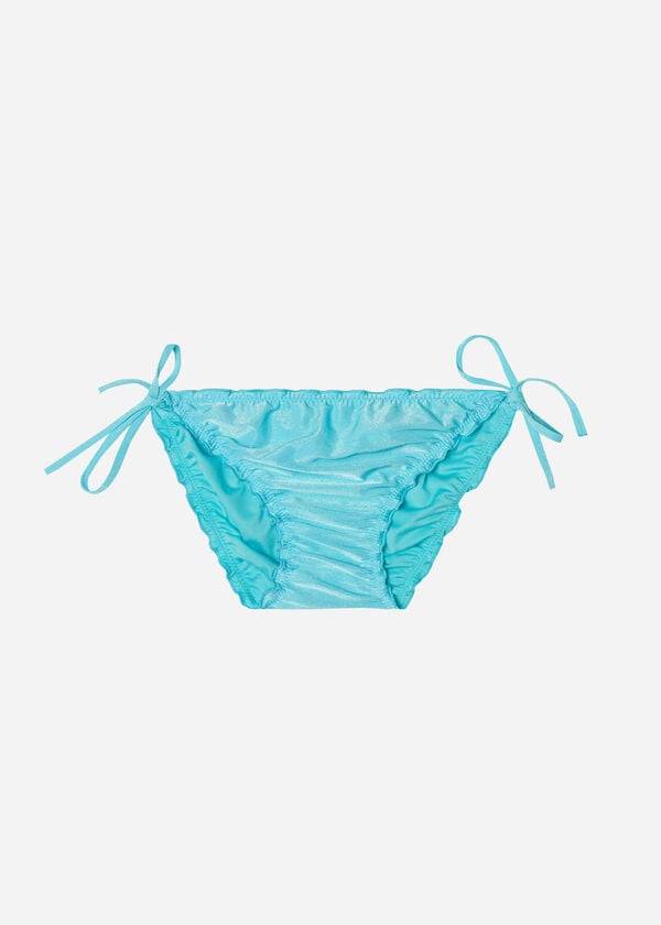 Abajo De Bikini Calzedonia String Formentera Mujer Turquesa | CL1592OR