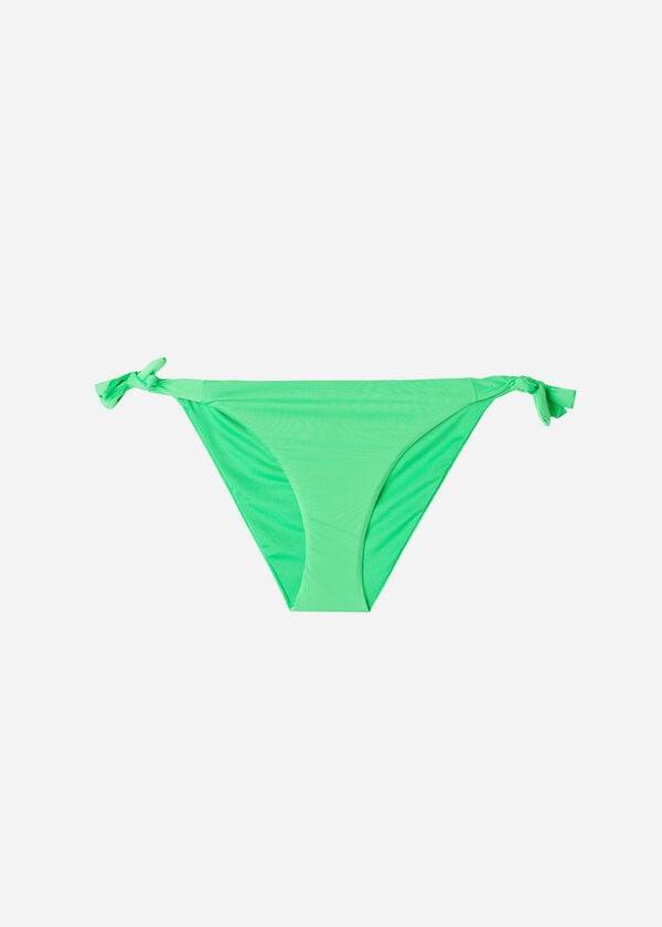 Abajo De Bikini Calzedonia Tied Indonesia Eco Mujer Verde Menta | CL1647SO