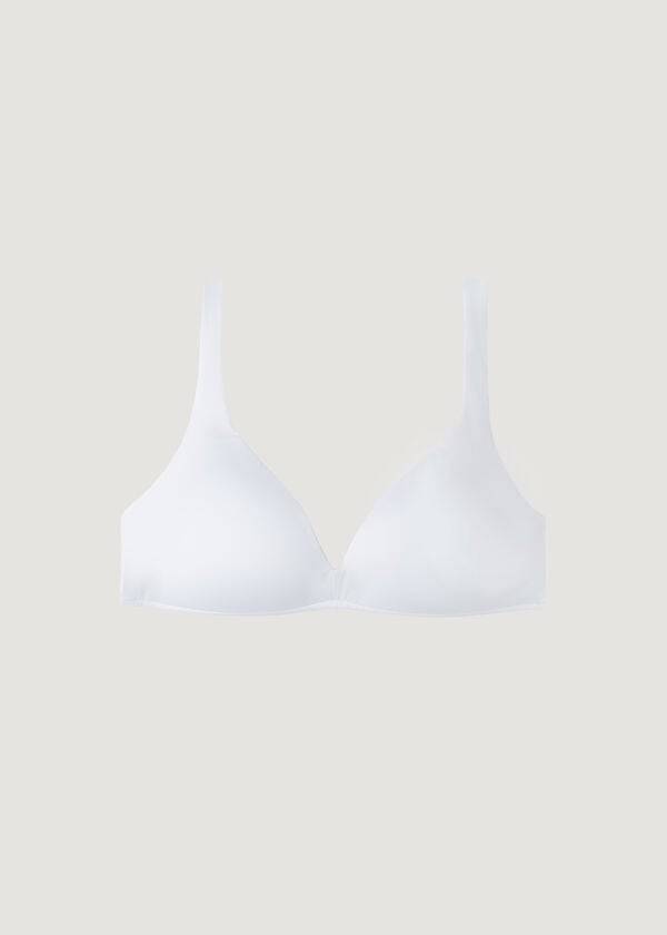 Arriba De Bikini Calzedonia Acolchado Triangle Indonesia Eco Sexy Mujer Blancas | CL1923WY