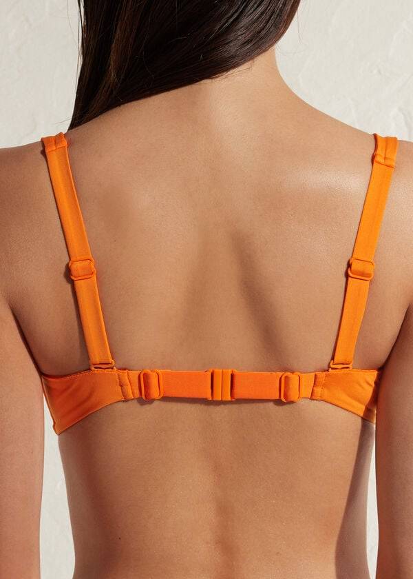 Arriba De Bikini Calzedonia Balconette Indonesia Eco Mujer Naranjas | CL1669IS