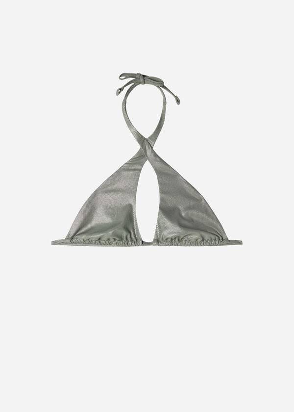 Arriba De Bikini Calzedonia Bandeau Antigua Mujer Verde | CL1684VD