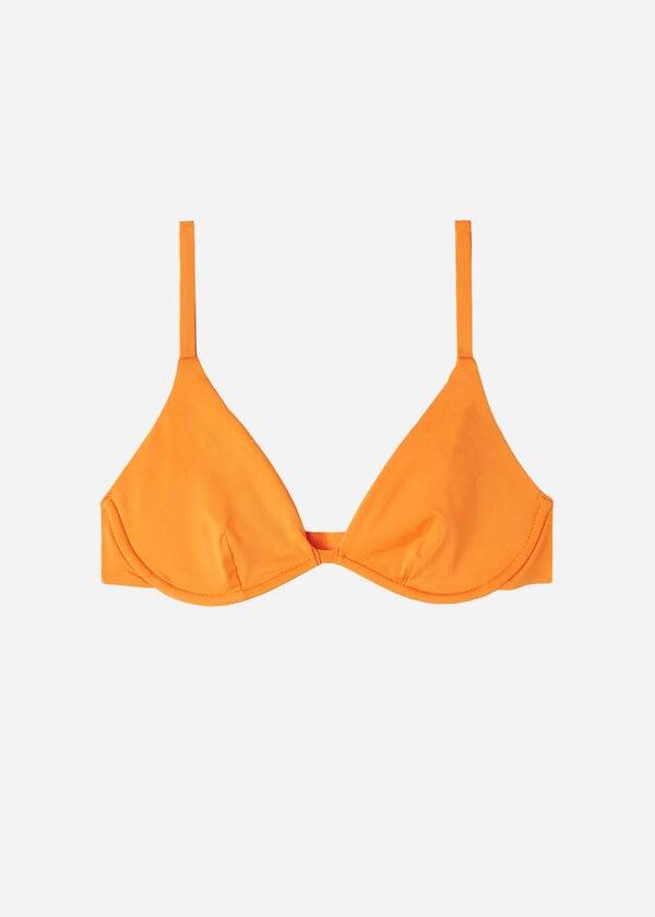 Arriba De Bikini Calzedonia Push Up Indonesia Eco Mujer Naranjas | CL1949WY