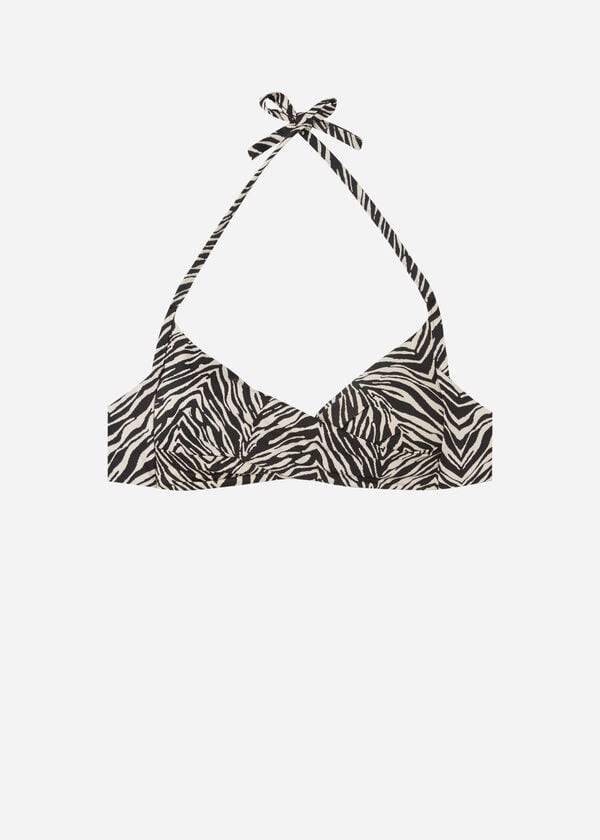 Arriba De Bikini Calzedonia Soft Acolchado Triangle Nairobi Mujer Negras | CL1970VD