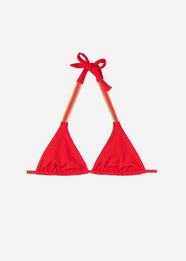 Arriba De Bikini Calzedonia String Triangle Berlino Mujer Rojas | CL1971BC