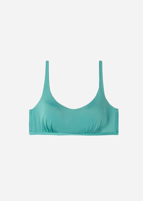 Arriba De Bikini Calzedonia Tank Estilo Indonesia Eco Mujer Turquesa | CL1991KI