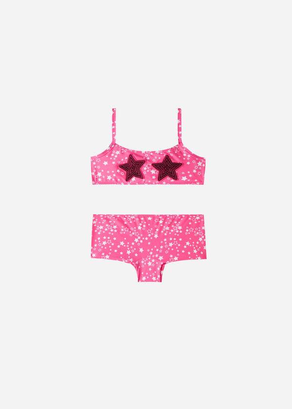 Bañadores Calzedonia Star Two-Piece Jam Niños Rosas | CL3049HK
