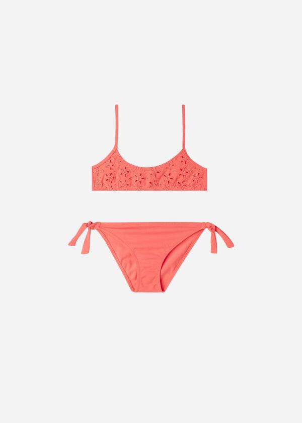 Bañadores Calzedonia Two-Piece Corfù Niños Naranjas | CL3070DN