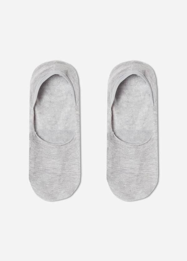Calcetines Calzedonia Algodon Invisible Hombre Gris | CL2902ZG