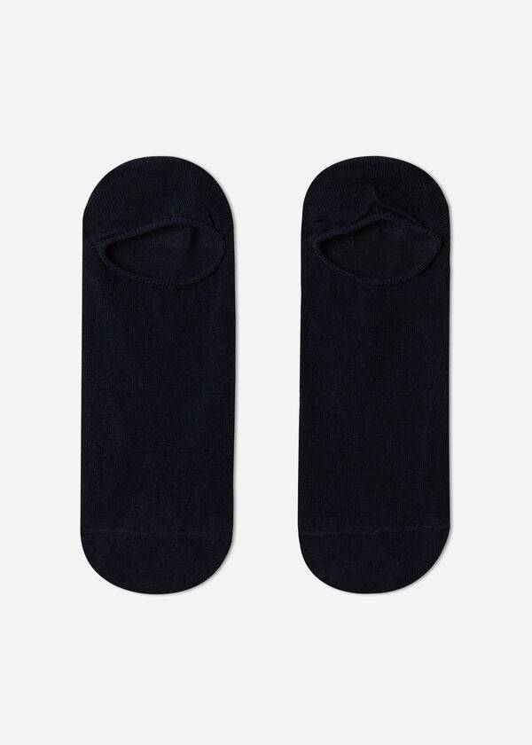 Calcetines Calzedonia Algodon No-Show Deporte Hombre Azules | CL2889UT