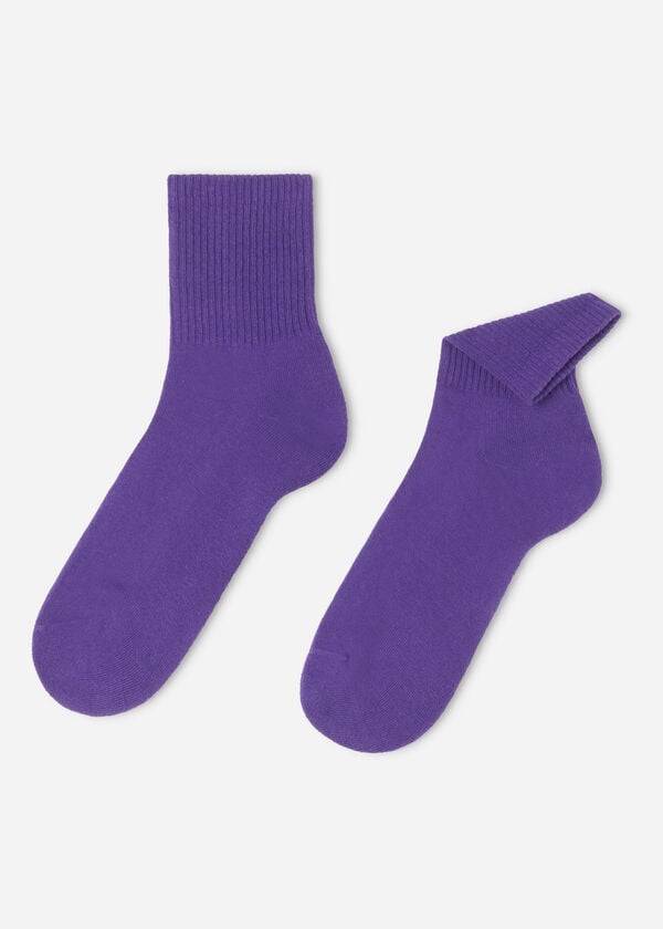 Calcetines Calzedonia Crew Deporte Hombre Moradas | CL2843OR