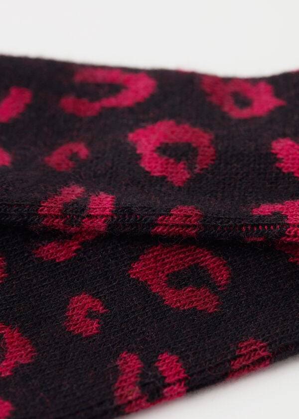 Calcetines Calzedonia Spotted Cashmere Corta Mujer Negras Rojas | CL2539XF
