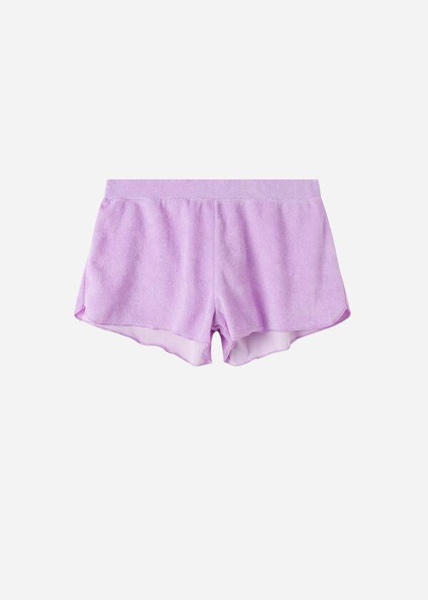 Cubrirlos Calzedonia Terrycloth Shorts Mujer Moradas | CL2152VD