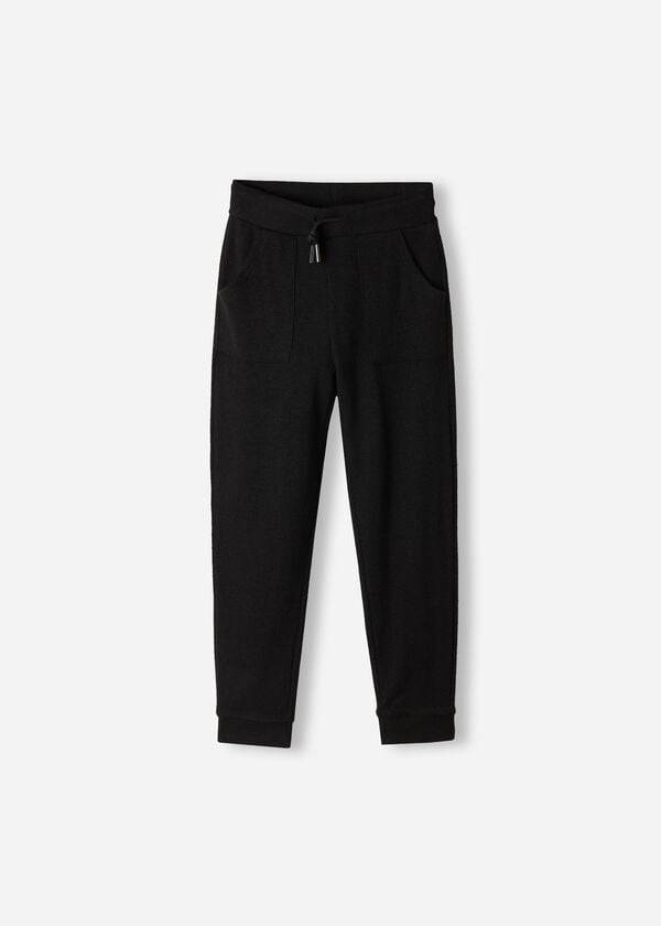 Leggins Calzedonia Cashmere Blend Stretch Niños Negras | CL3119HK