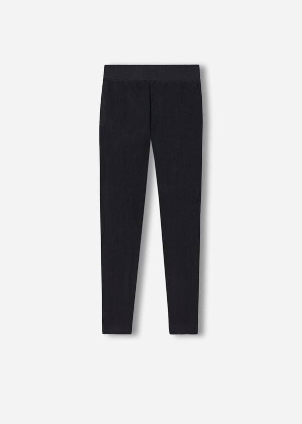 Leggins Calzedonia Seamless Niños Negras | CL3140FM