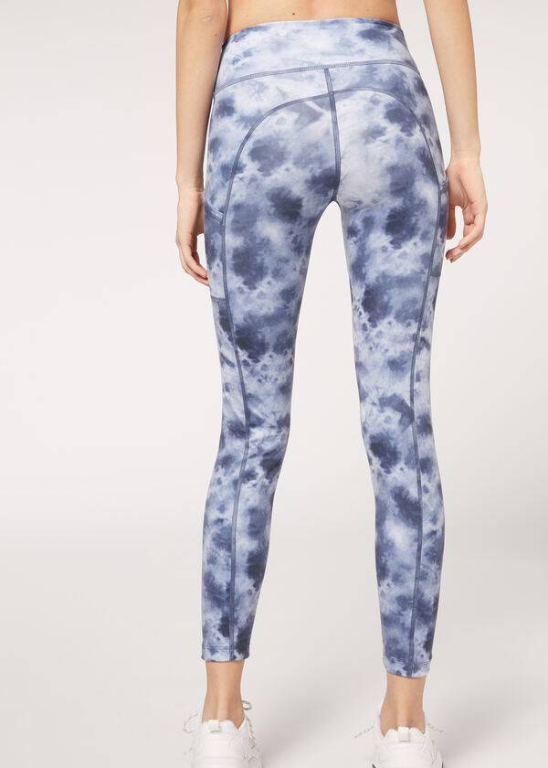 Leggins Calzedonia Soft Touch Atléticos Mujer Azul Marino | CL2688XF