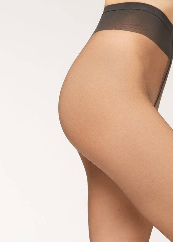 Mallas Calzedonia 8 Denier Ultra Sheer Mujer Gris | CL1216VD